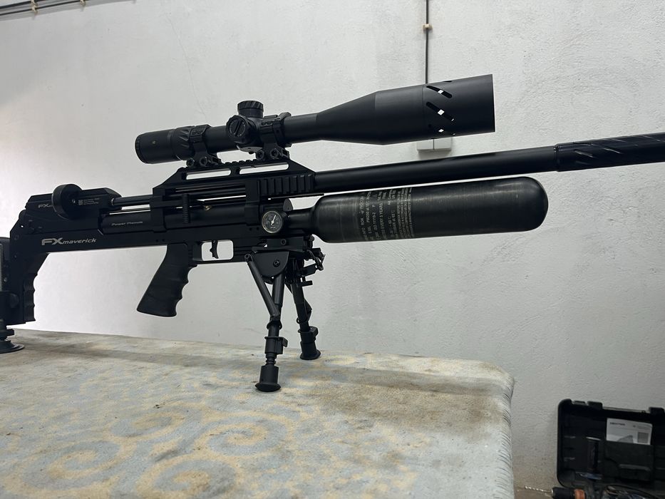 Carabina pcp fx maverick  sniper calibre obcional