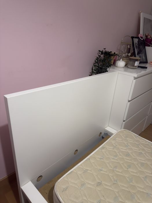 Cama solteiro c/ colchāo - MALM Ikea - 90x200cm