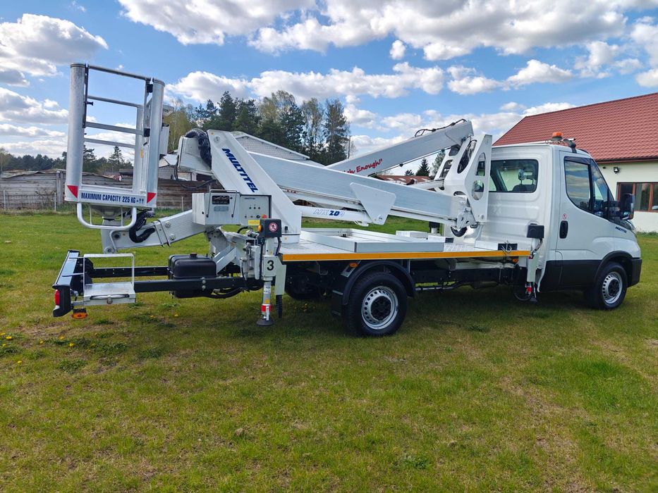 Zwyżka Podnośnik Koszowy Iveco Daily VI 2.3 Multitel HX200 20 Metrów UDT