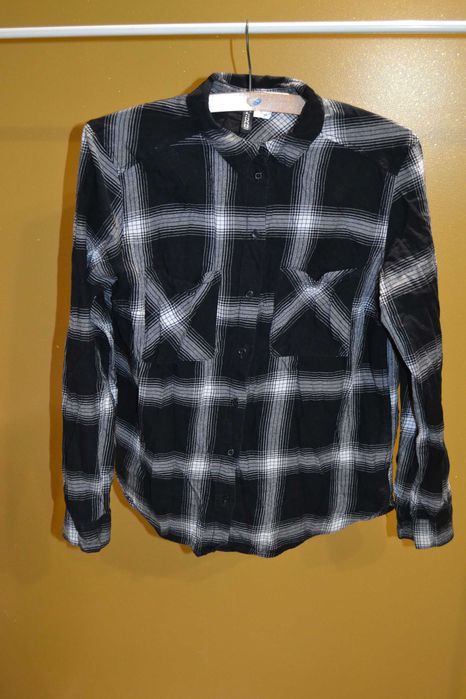 Bluzka koszula czarna H&M Divided M 38 S 36 165/88A
