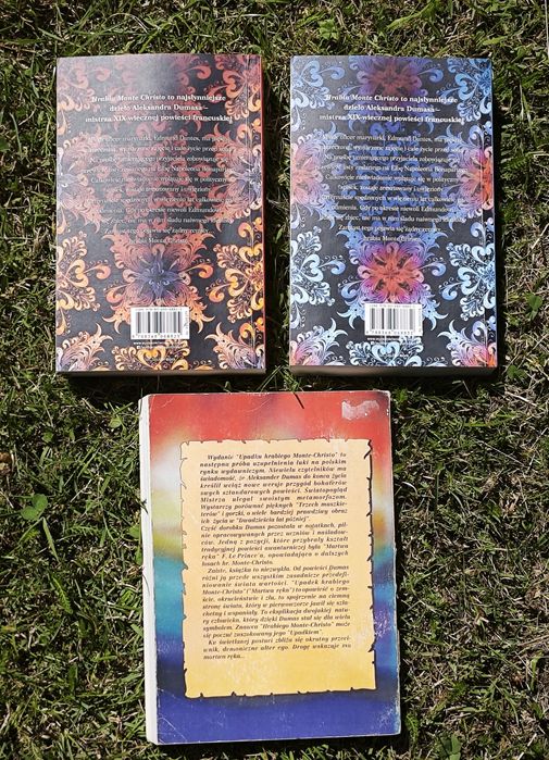 Hrabia Monte Christo 2 tomy + Upadek hrabiego Monte Christo.