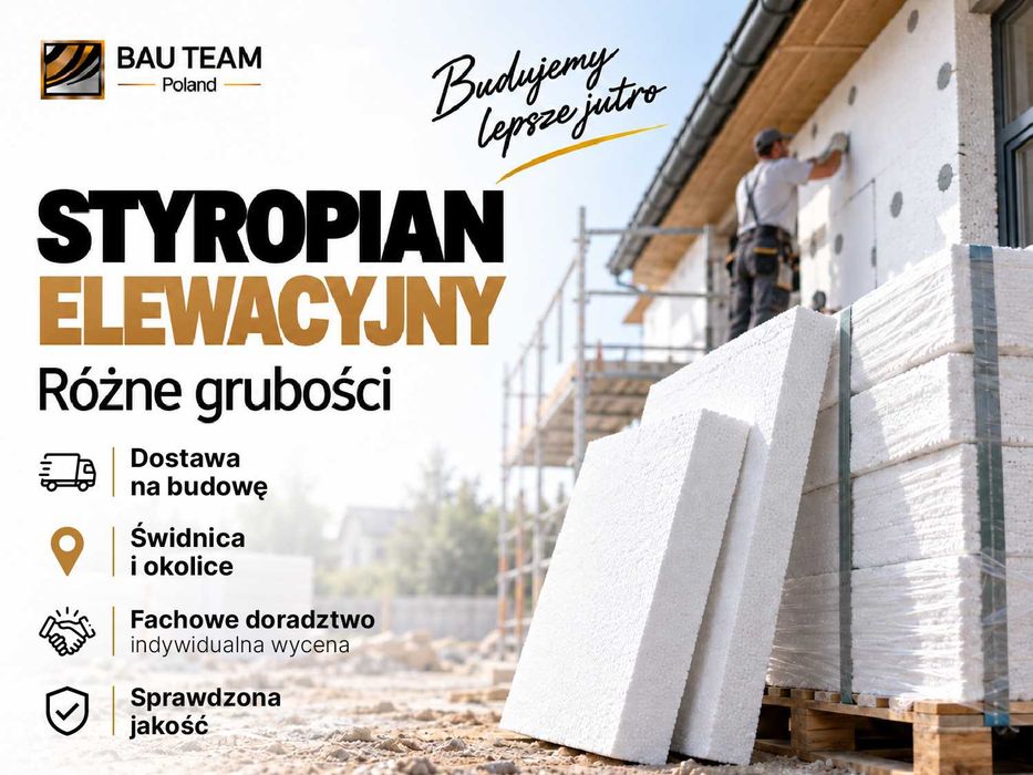 Styropian elewacyjny z dostawą do Świdnicy i okolic