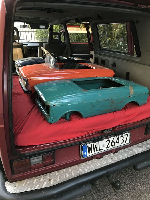 Moskwicz Azak na pedały kompletne do samodzielnego złożenia