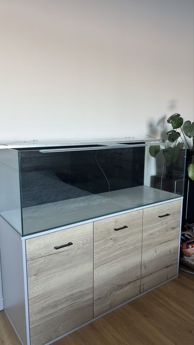 Akwarium 375l szafka plus lampa 6 kanałow