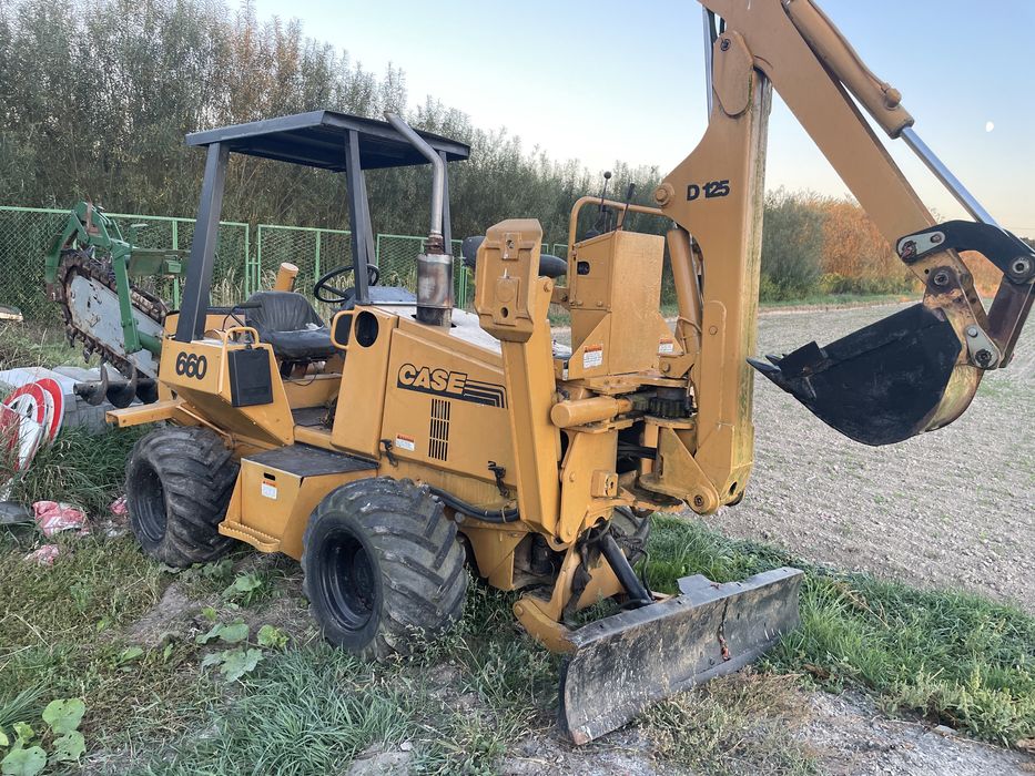 CASE 660 koparka łańcuchowa 4x4 zamiana