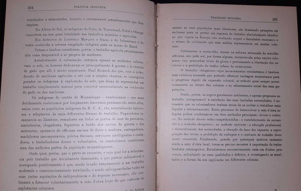 POLÍTICA INDÍGENA – Lopo Vaz de Sampaio e Mello– 1.ª Edição (1910)