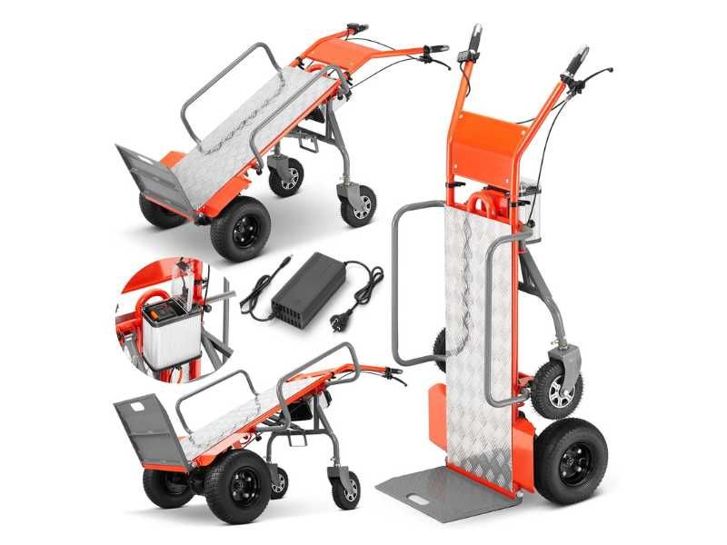 Wózek transportowy elektryczny akumulatorowy 2w1 magazynowy młynarka Bäumr-AG BMR-ET260