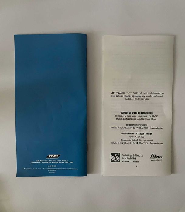 UP PSP | Caixa e Manual| PAL