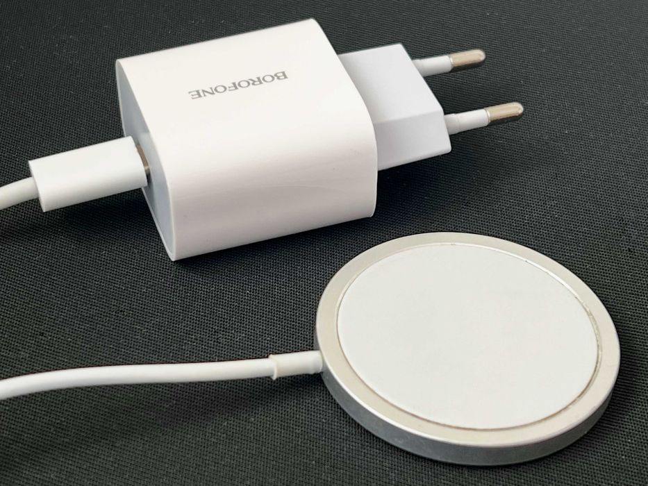 Бездротова швидка зарядка ColorWay MagSafe 15W + блок живлення PD20W