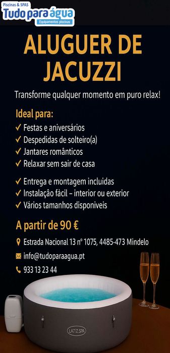ALUGUER JACUZZI EM CASA