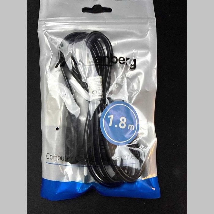 Kabel zasilający Lanberg Europlug C7 1.8m