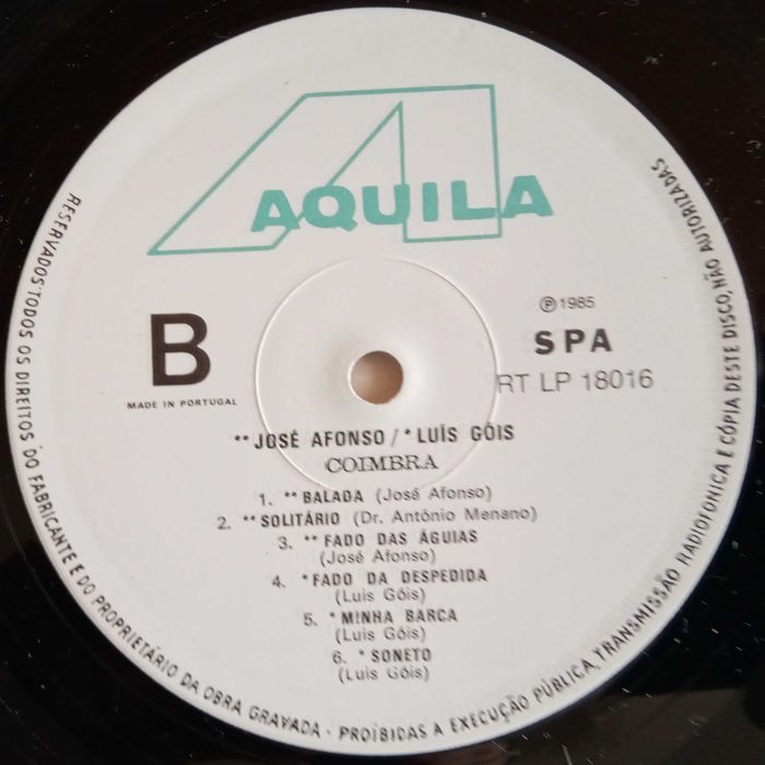 José Afonso / Luis Góis	- - - - -		Coimbra	- - - - -	LP