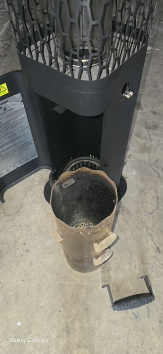Aquecedor a pellets para exterior