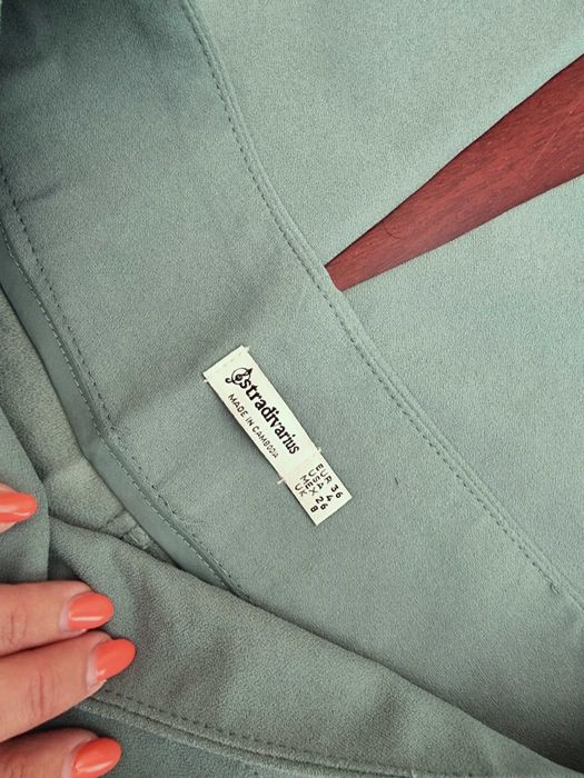 Calças largas verde menta Stradivarius, tamanho 36 - nunca usadas