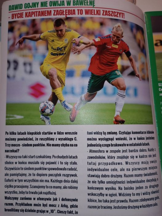 Zagłębie Sosnowiec program meczowy  GKS Tychy