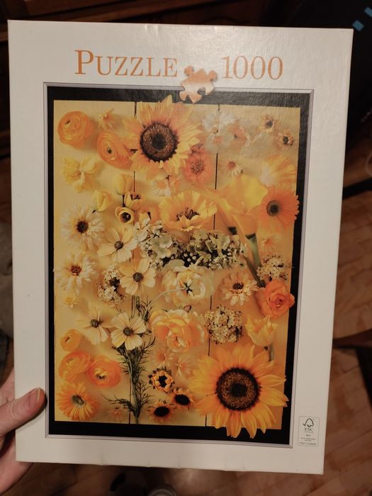 Puzzle 1000 kwiaty słoneczniki