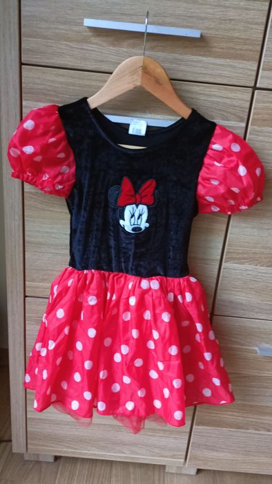 Strój kostium przebranie sukienka Myszka Minnie