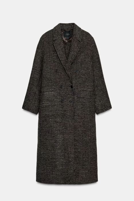 %% Płaszcz w kratę ZARA, S