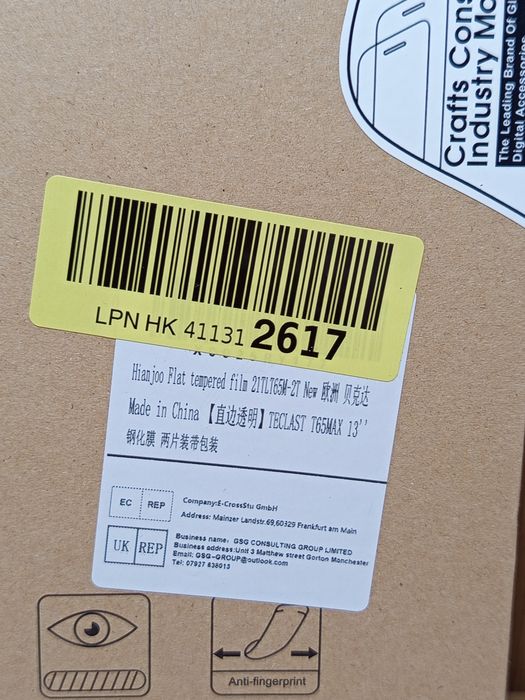 Szkło hartowane 2 szt do teclast T65MAX 13"