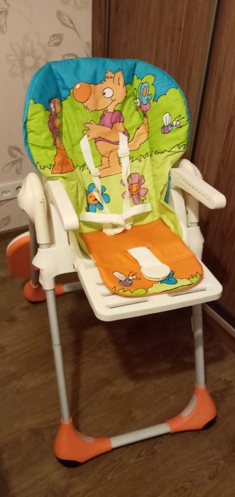 Стільчик chicco polly в доброму стані. "Лісові друзі".