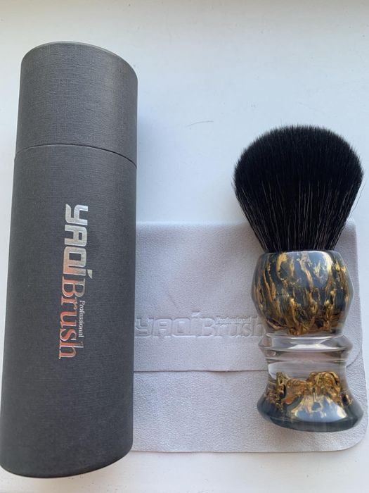 Помазок кисть щетка для бритья YAQI синтетика 24 мм