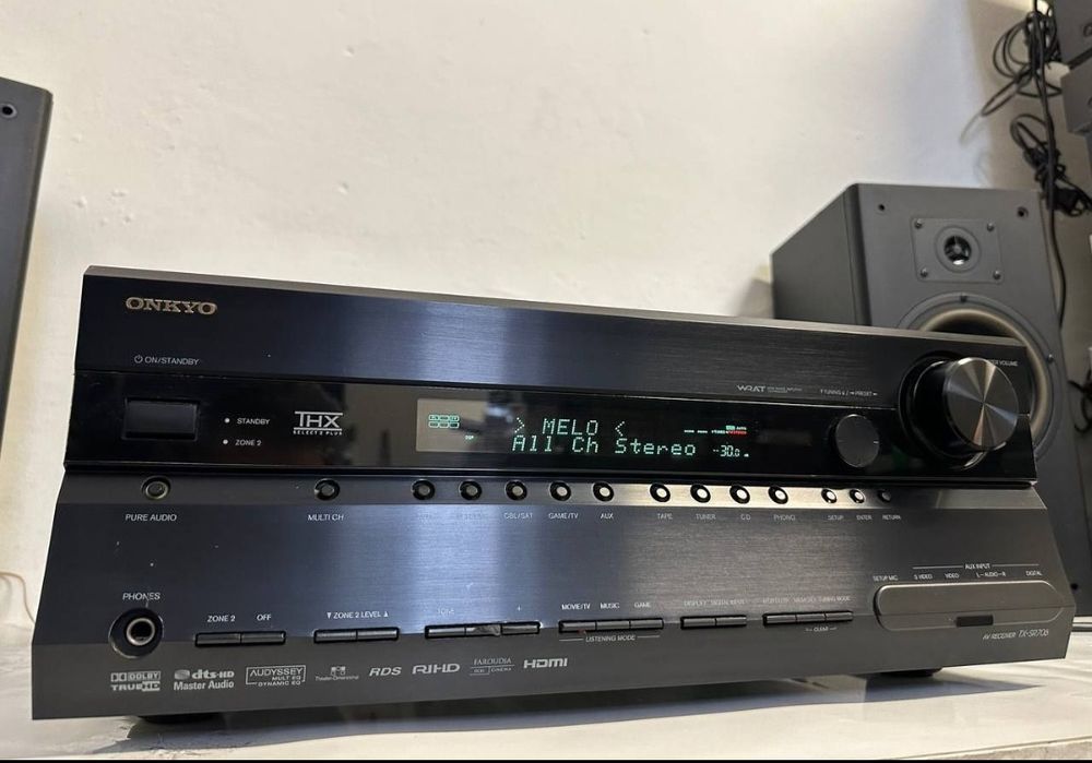 7.1 Amplituner Onkyo TX-SR 706, 7*175 Wat, HDMI, LipSync, Dolby TrueHD