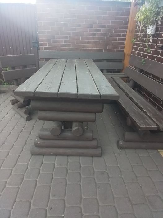 Stół I ławy do ogrodu