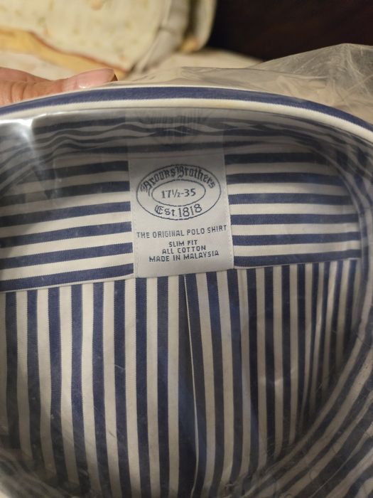 Camisa masculina de qualidade premim, Brooks Brothers