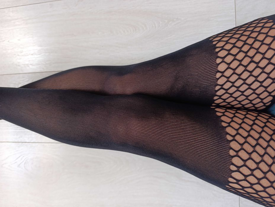 Sexowne czarne rajstopy S/M