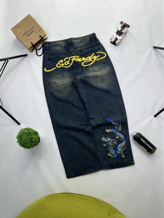 ED HARDY JEANS штани джинси rap baggy pants ед харді sk8 y2k
