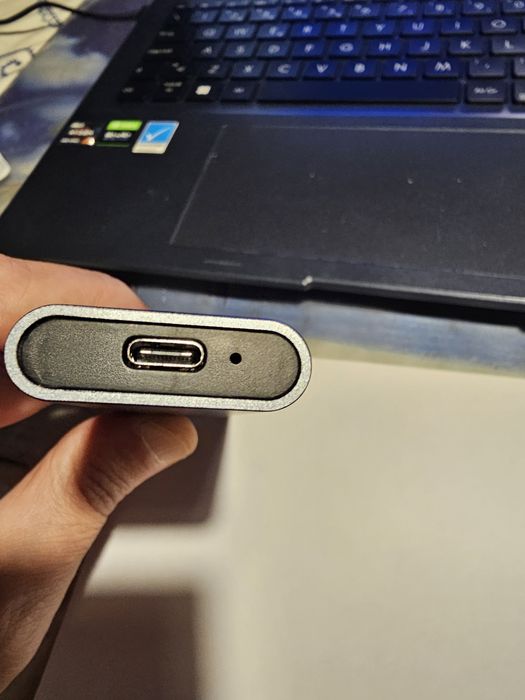 Caixa  externa para disco M.2 NVMe em alumínio