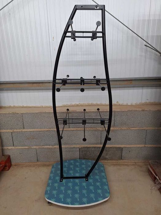 Expositor com ganchos para chinelos ou multi usos novo