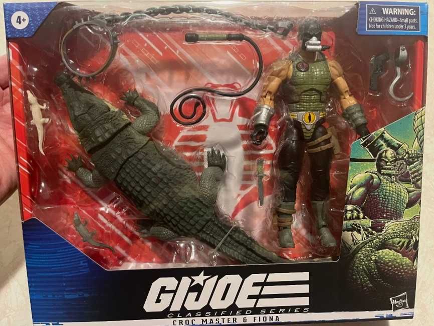 GI Joe GIJOE Classified Croc Master & Fiona #38 (NOVO SELADO)