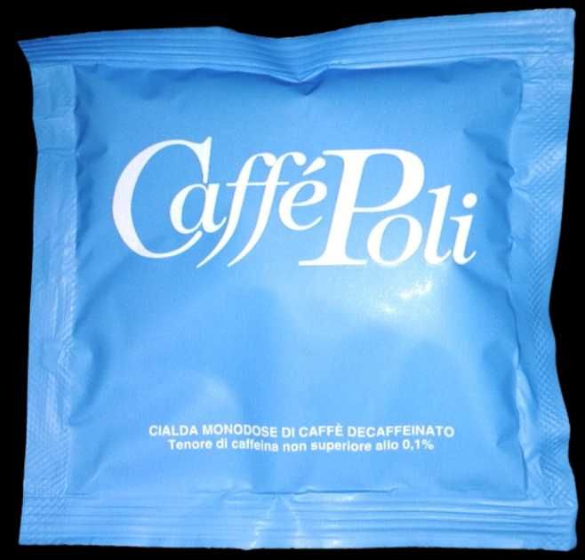 Кофе в чалдах без кофеина Caffe Poli Decaffeinato 100шт Италия Поли