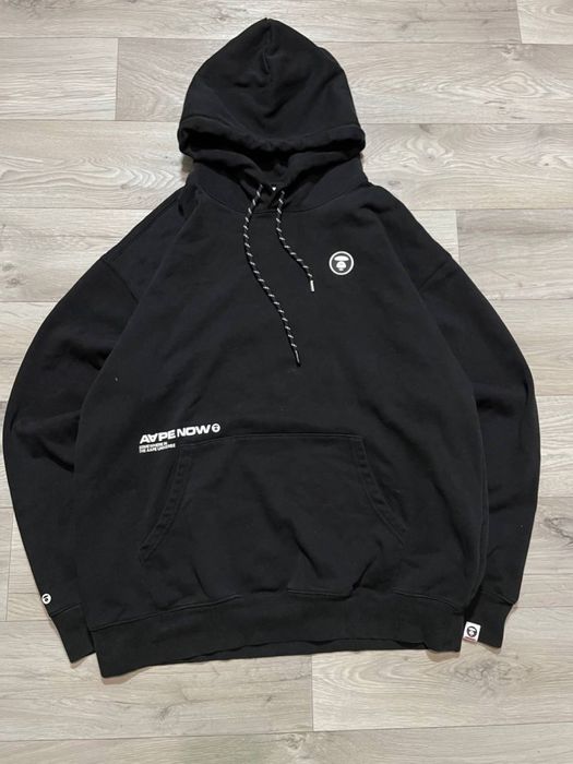 Aape now чорне худі Bape