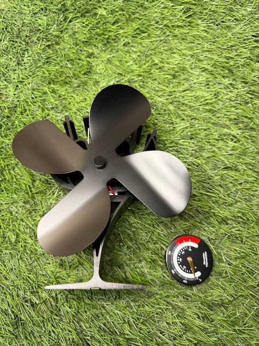 Термовентилятор для печі / каміна Hawcafu без електрики