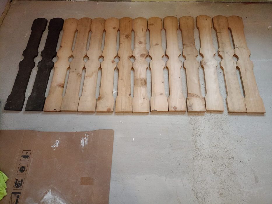 Sztachety drewniane ozdobne