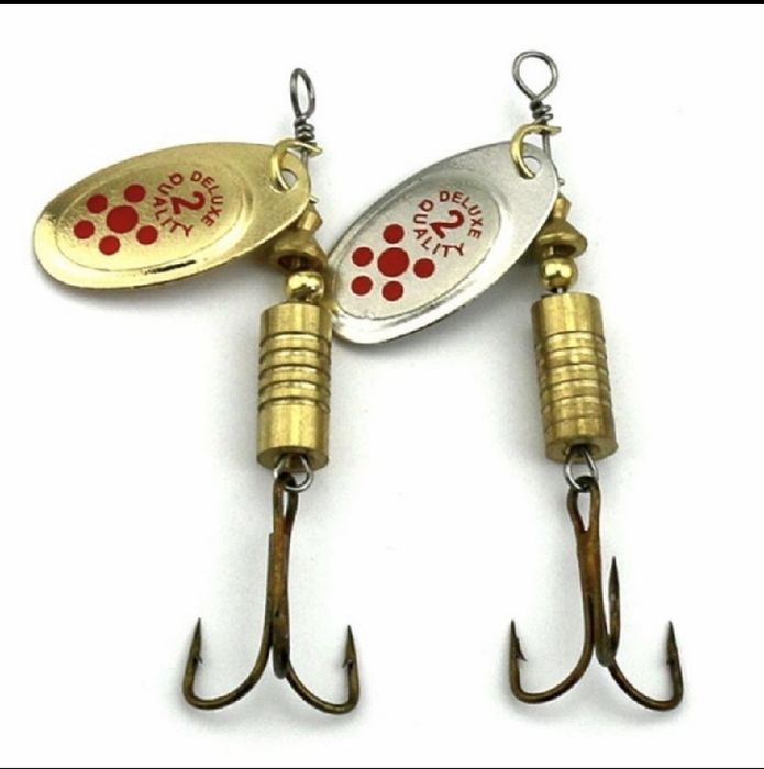 Набор уловистих блесен вертушка, вес от 2.5  до 4 гр.