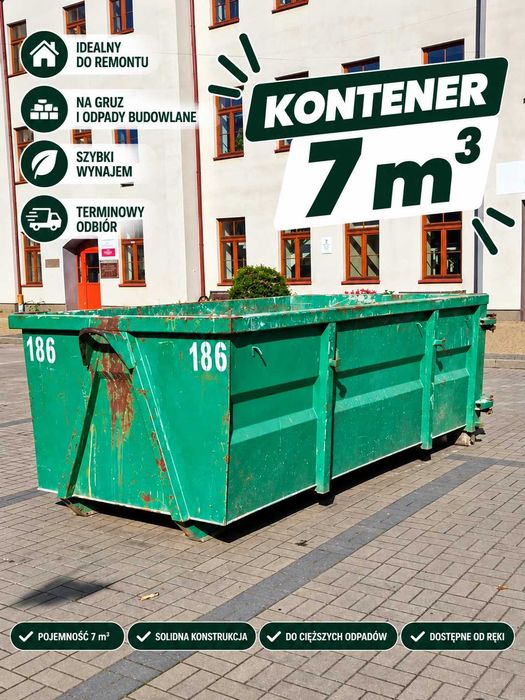 Wywóz Gruzu Śmieci Odpadów Remontowych Budowlanych Wynajem Kontenerów WORKI BIG BAG Sulejówek