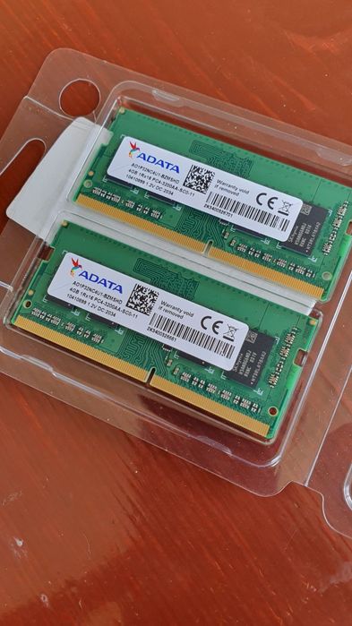 Pamięć ram sodimm pc4 3200 2 x 4 gb