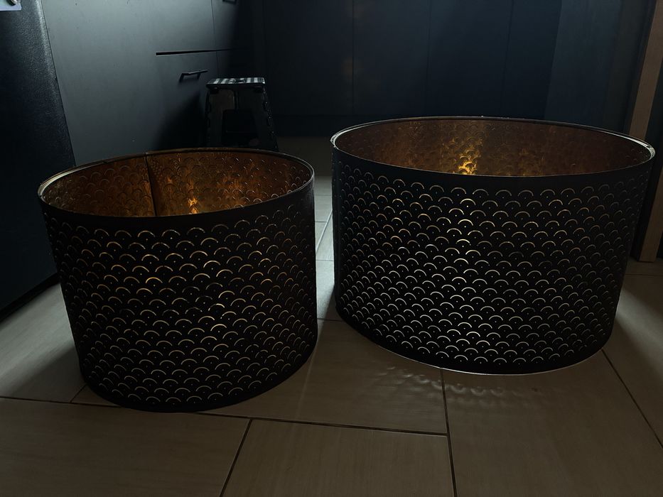 Komplet  klosz, abażur. 2 szt srednica 59cm i 44cm ikea nymö