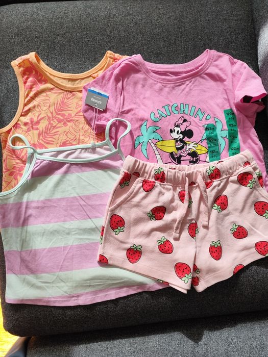 4ro pak ubranka na lato dziewczynka