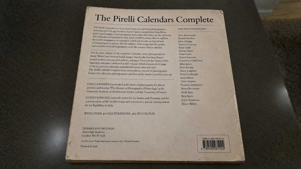 The Pirelli Calendars Complete – Italo Zannier, Guido Vergani