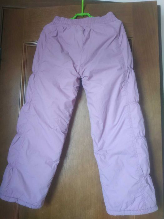 Штани зимові утеплені на дівчинку ріст 134