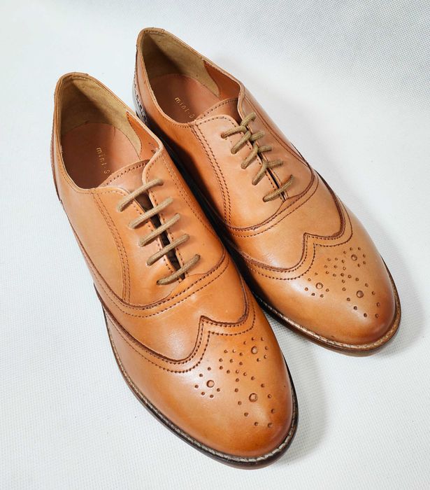 Półbuty damskie skórzane 41 sznurowane  Mint&Berry  27 cm BD0105