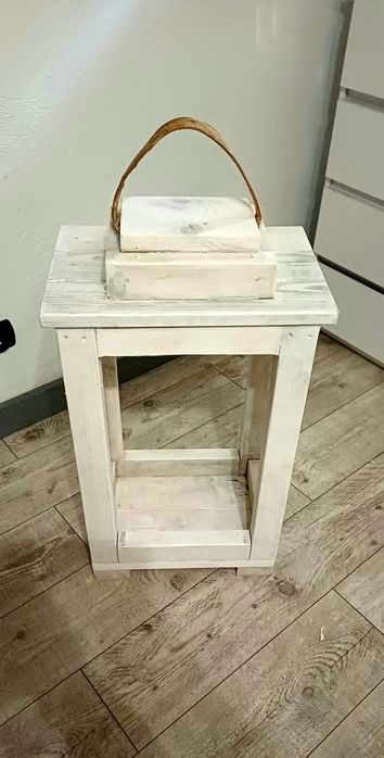 Świecznik drewniany