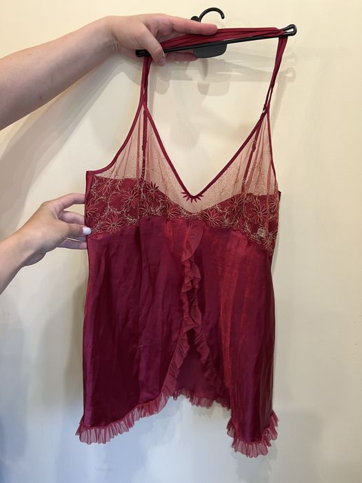 Нічний пеньюар червоний