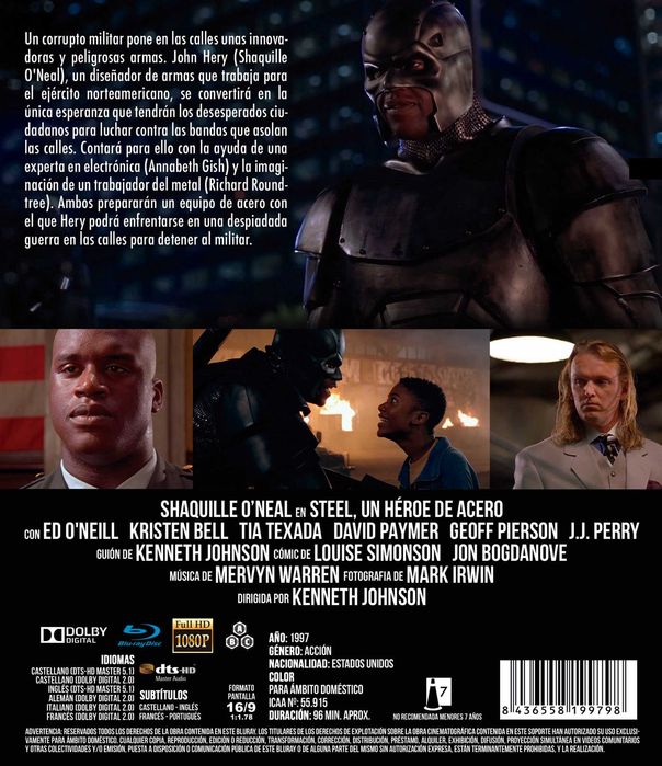 Steel, un Héroe de Acero/Steel - O Homem de Aço (Blu-Ray)