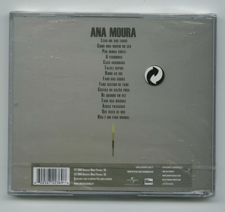 2 CD's - Ana Moura + Coletânea