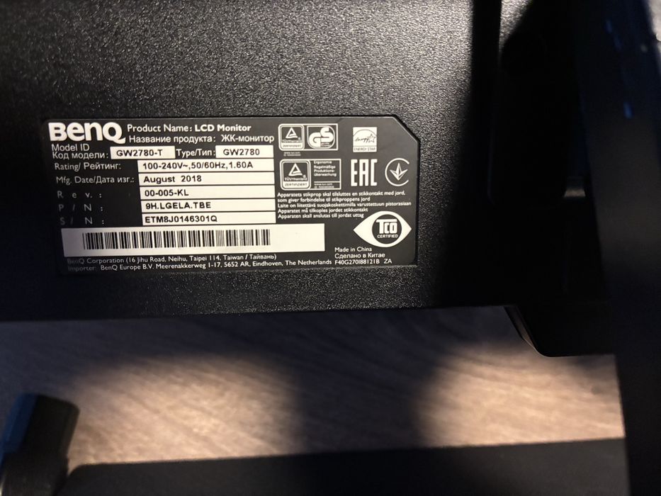 Монітор BenQ GW2780-T 27” Full HD IPS